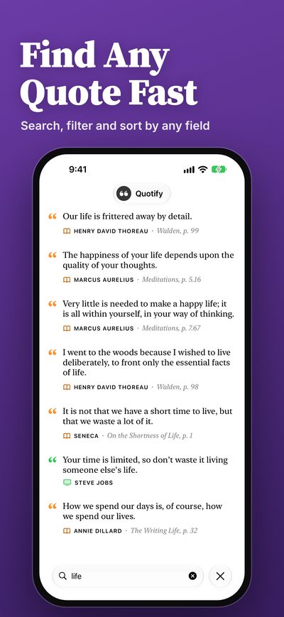 Find Any Quote Fast: Search, filter and sort